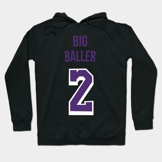 Lonzo Ball 'Big Baller' Nickname Jersey - Los Angeles Lakers Hoodie by xavierjfong